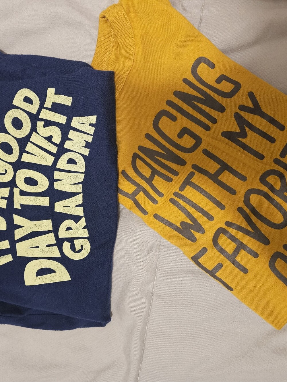 Boys Family Graphic Tee Bundle - Favorite Aunt & Grandma Shirts - 5T